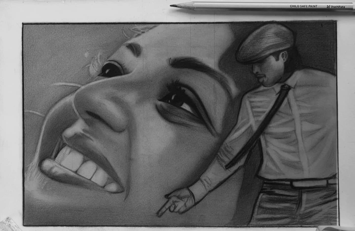Pencil Sketches by Abishek, piece 4